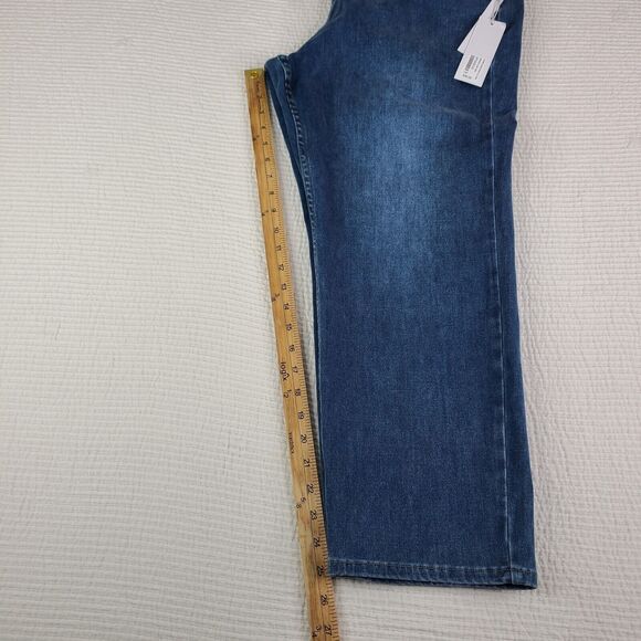 Soft Surroundings SZ 18 Petite Blue Cotton Blend Stretch Jeans NWT 3fy33 - Picture 6 of 14